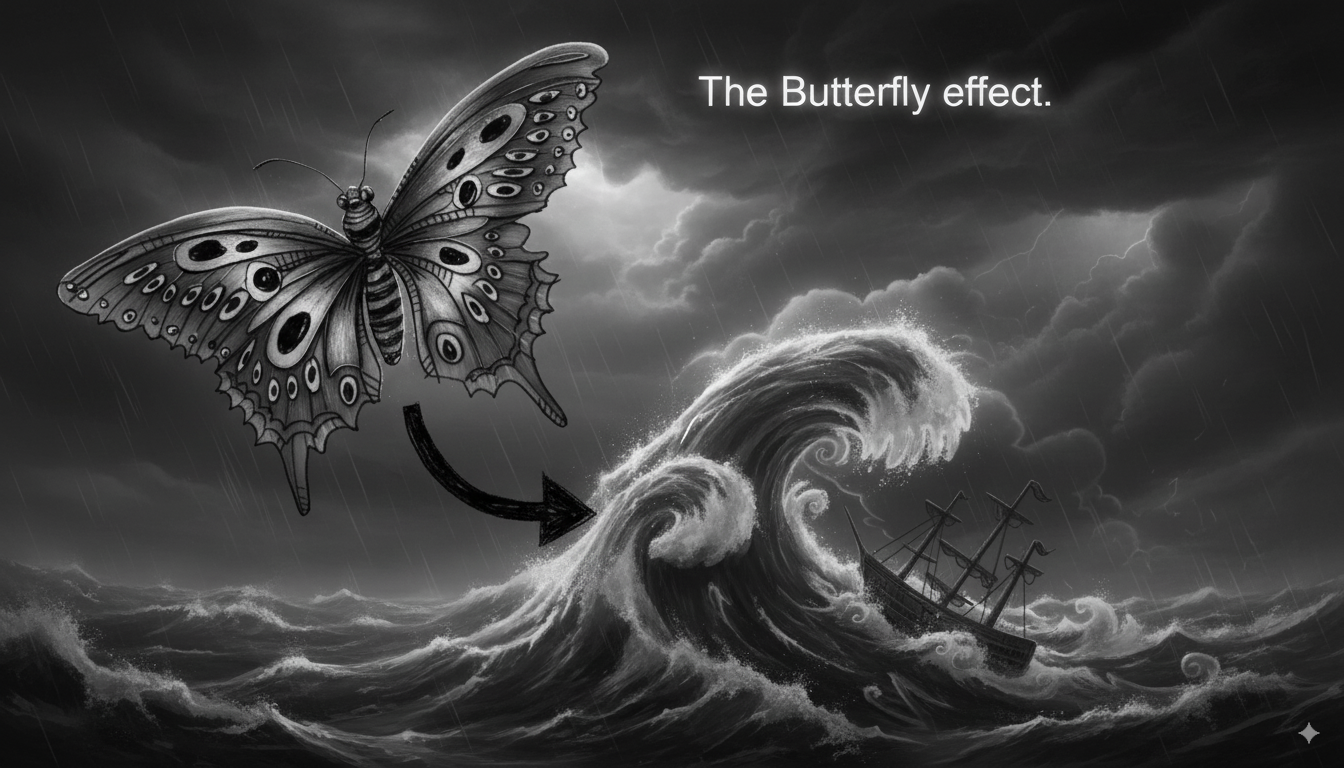 Butterfly effect diagram